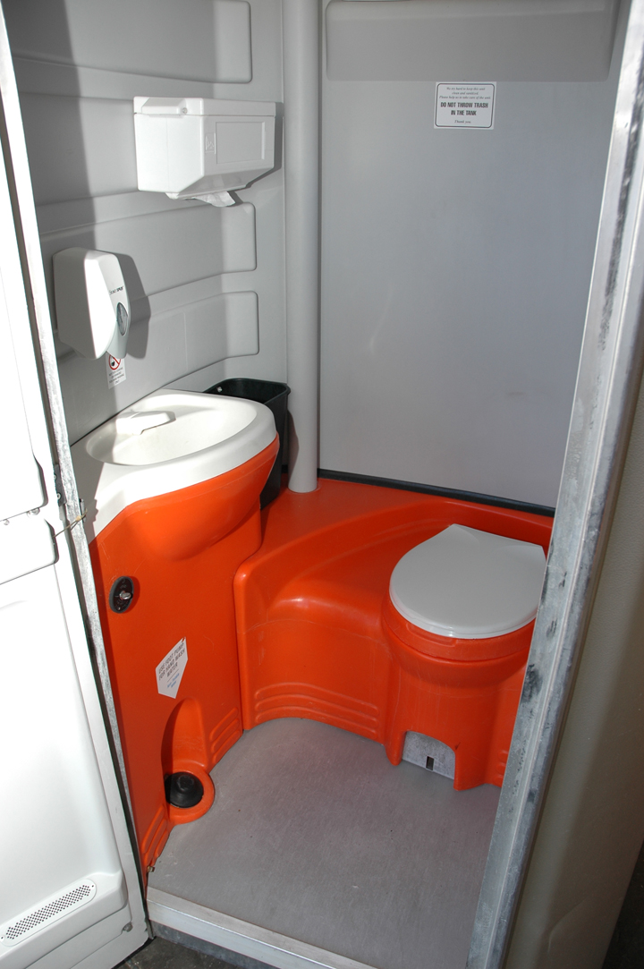 Image of Sani Hut restrooms